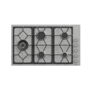 مسطح غاز بلت إن فيمس 5 شعلة استانلس 90 سم شعلات سباف إيطالية وإشعال ذاتي – موديل – RT 231