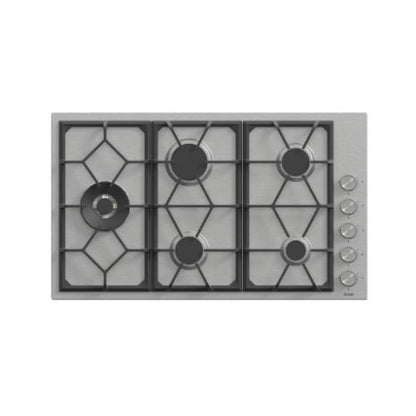 مسطح غاز بلت إن فيمس 5 شعلة استانلس 90 سم شعلات سباف إيطالية وإشعال ذاتي – موديل – RT 231