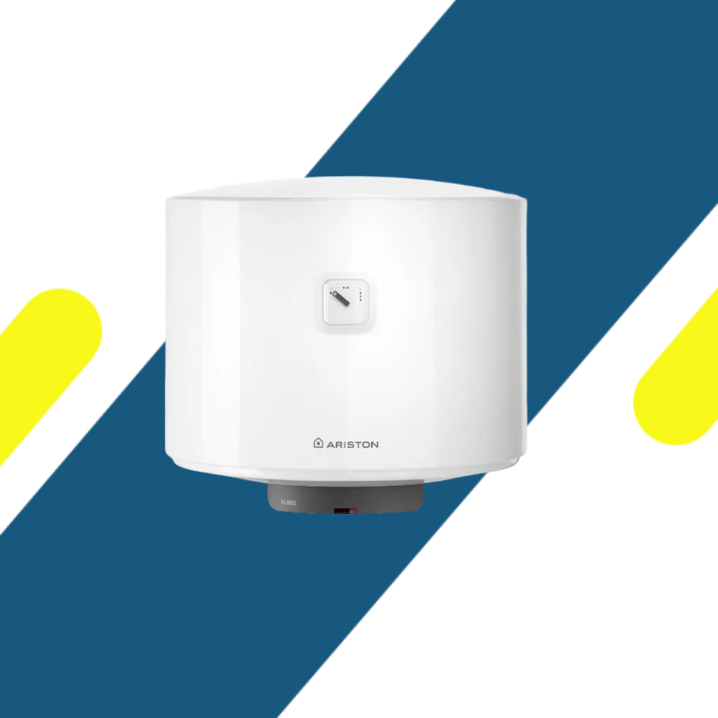 سخان مياه كهرباء أريستون (Ariston) روبيس برو 30 لتر أبيض، قدرة 1200 واط - موديل RUBIS PRO 30 V EG