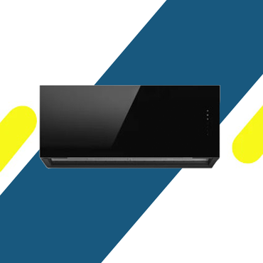 شفاط اليكا رأسي – 90 سم – قوة شفط 900 م³/ساعة – تحكم باللمس والموبايل – أسود - موديل RULES