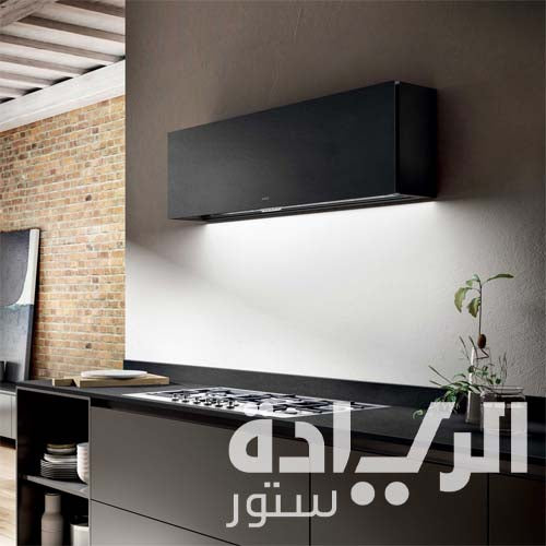 شفاط اليكا رأسي – 90 سم – قوة شفط 900 م³/ساعة – تحكم باللمس والموبايل – أسود - موديل RULES