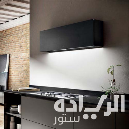 شفاط اليكا رأسي – 90 سم – قوة شفط 900 م³/ساعة – تحكم باللمس والموبايل – أسود - موديل RULES