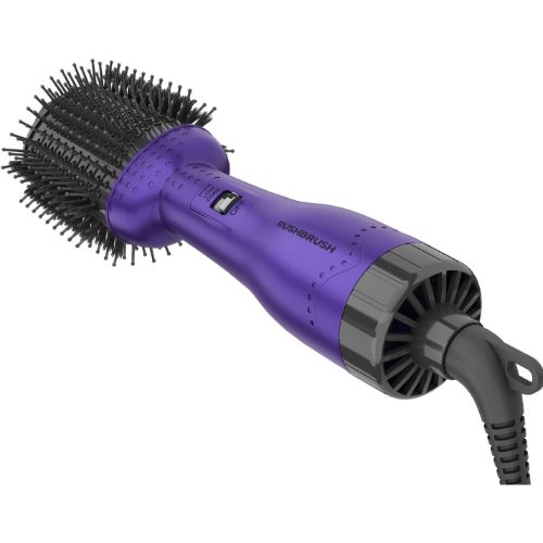 فرشاة تكثيف الشعر راش براش V2 PRO – سيراميك أيوني، 1300 واط، تصميم بيضاوي، بنفسجي