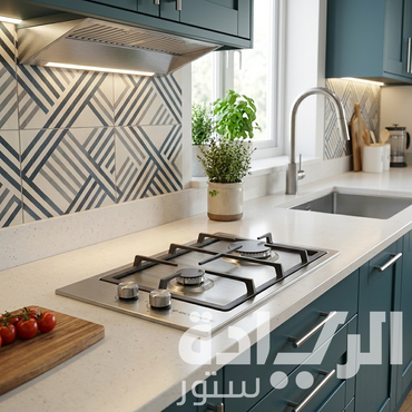 إيكوماتيك مسطح إن غاز 2 شعلة – ستانلس ستيل فضي – مقاس 30 سم – موديل – S313C
