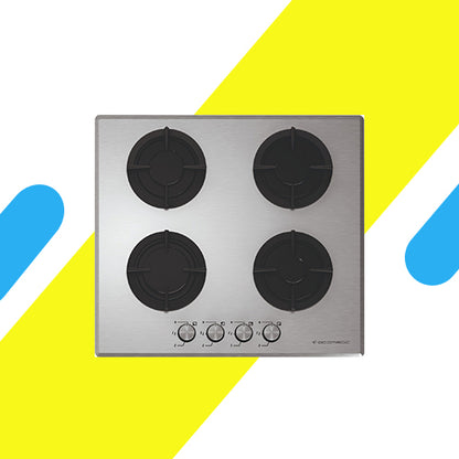 مسطح بلت إن غاز إيكوماتيك – 60 سم – 4 شعلات – ستانلس ستيل – موديل – S603ANBC