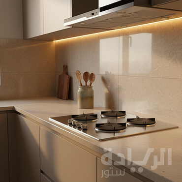 مسطح بلت إن غاز إيكوماتيك – 60 سم – 4 شعلات – ستانلس ستيل – موديل – S603ANBC