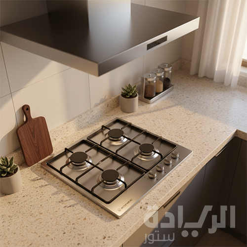 بوتاجاز إيكوماتيك مسطح غاز بلت إن – 60 سم – 4 شعلات – ستانلس ستيل – موديل – S603B