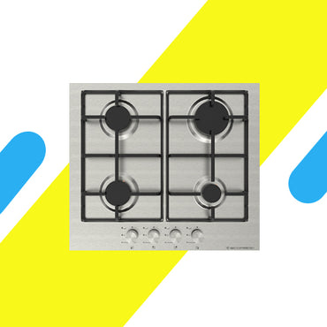 مسطح بلت إن غاز إيكوماتيك – 60 سم – 4 شعلات – ستانلس ستيل مقاوم للصدأ – موديل – S623S