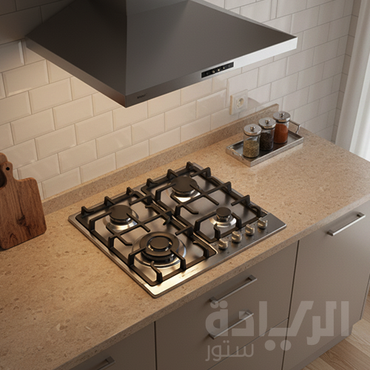 بوتاجاز بلت إن غاز إيكوماتيك – 60 سم – 4 شعلات – ستانلس ستيل – إشعال أوتوماتيكي – موديل – S633C