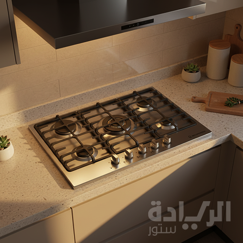 مسطح غاز بلت إن إيكوماتيك – 70 سم – 5 شعلات ستانلس ستيل – موديل – S703C