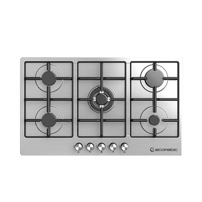 مسطح غاز إيكوماتيك بلت إن – 90 سم – 5 شعلة – ستانلس ستيل – موديل – S9003M