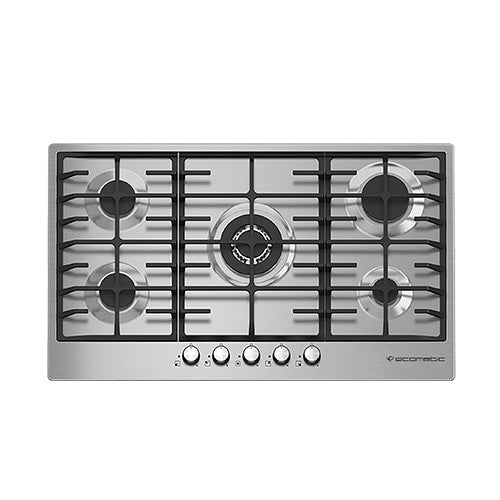 مسطح غاز إيكوماتيك بلت إن – 90 سم – 5 شعلة – ستانلس ستيل – موديل – S903C