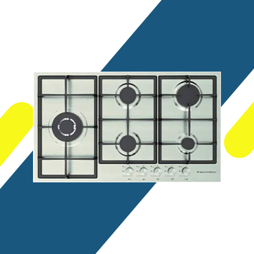 بوتاجاز بلت إن غاز إيكوماتيك – 90 سم – 5 شعلات – ستانلس ستيل – إشعال أوتوماتيك – موديل – S913C