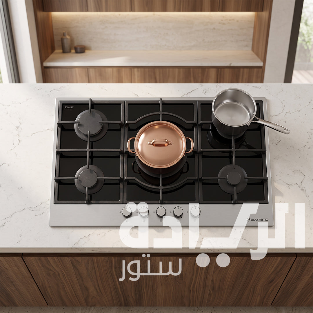 مسطح بلت إن غاز إيكوماتيك 90 سم سلسلة Edge – S927IQC – صورة 2