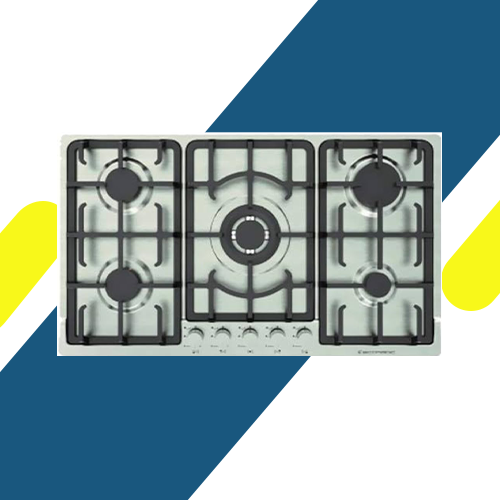 بوتاجاز بلت إن غاز إيكوماتيك – 90 سم فضي – 5 شعلات ستانلس ستيل – موديل – S933C