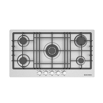 مسطح غاز إيكوماتيك بلت إن – 92 سم – 5 شعلة – ستانلس ستيل عريض – موديل – S943XL5C
