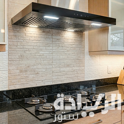 Ecomatic Built-in Gas Cooktop 90 cm - 5 Burners - Black - Model - S947XLRC