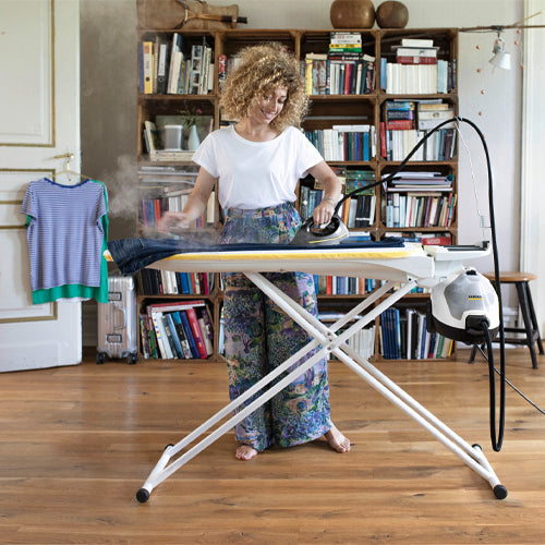 جهاز التنظيف بالبخار كارشر SC 4 EasyFix Iron Kit – مع مكواة بخار – خزان منفصل