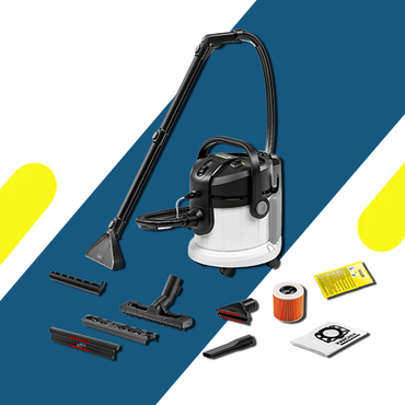 مكنسة كارشر SE 4 لتنظيف السجاد والشفط الجاف والرطب (3 في 1) – قوة 1000 وات