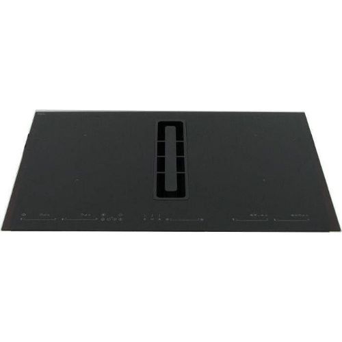 كيتشن لاين مسطح 4 عين كهرباء اندكشن كهرباء مع شفاط بلت ان زجاجي سيراميك اسود مقاس - 80 سم - موديل - SF06W