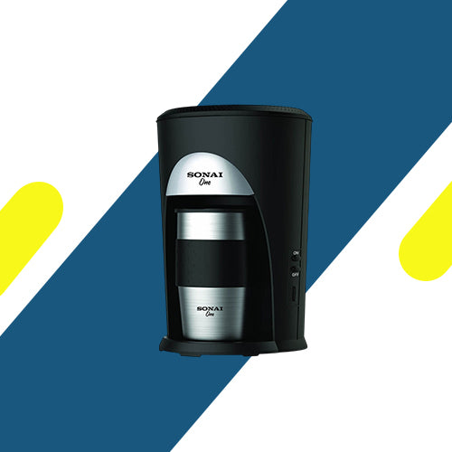 سوناي ماكينة قهوة واحد كوب 460 وات مع كوب حراري