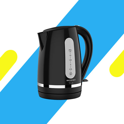 غلاية مياه سوناي - 2200 وات - 1.7 لتر - أسود