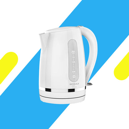 غلاية مياه سوناي - 2200 وات - 1.7 لتر - أبيض