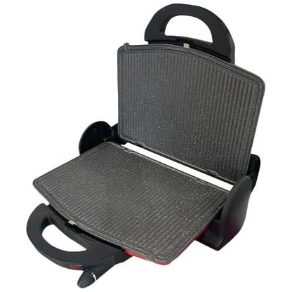 شواية كهرباء سوناي كونتاكت فليم - 1800 وات - أحمر - موديل SH-300