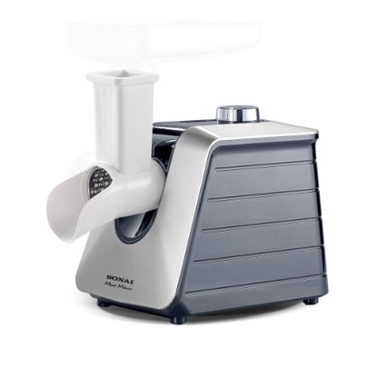 مفرمة لحم سوناي 2 في 1 - 1000 وات - أسود - موديل - SH-4060