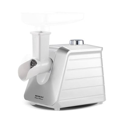 مفرمة لحم سوناي 2 في 1 - 1000 وات - أبيض - موديل - SH-4060