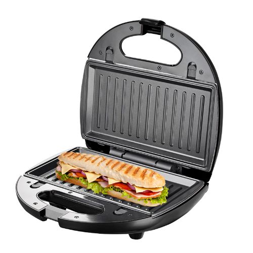 ساندوتش ميكر سوناي - 750 وات - أسود - موديل SH-666