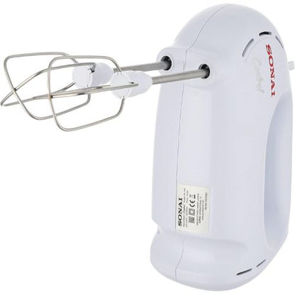 مضرب سوناي يدوي - 425 وات - 4 سرعات - أبيض - موديل SH-720