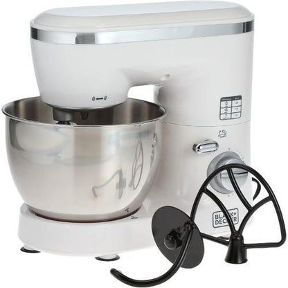 عجانة بلاك اند ديكر – 1000 واط – 4 لتر – أبيض – موديل - SM1000