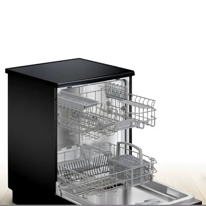 غسالة أطباق بوش سيريس 2 - 60 سم، 12 فرد، لون أسود أنيق - موديل - SMS25AB00V