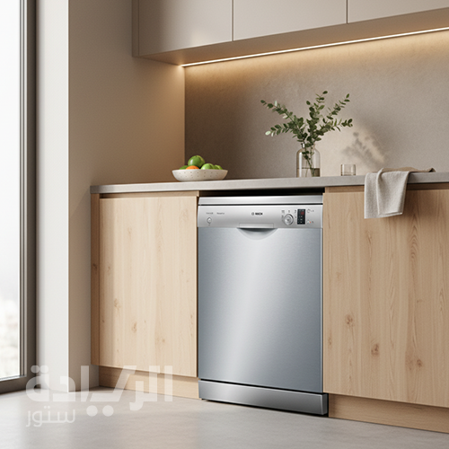 غسالة أطباق بوش سيريس 2 - 60 سم، فولاذ مصقول مضاد للبصمات - موديل - SMS25AI00V