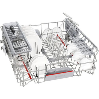 غسالة أطباق بوش تركي سيريس 4، 60 سم، فولاذ أسود مصقول مضاد للبصمات - موديل - SMS4IKC62T