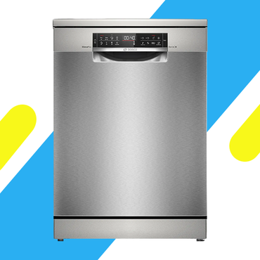 غسالة أطباق بوش سيريس 6 – قائمة بذاتها 60 سم – ستيل مقاوم للبصمات – 8 برامج – موديل -  SMS6EAI81T