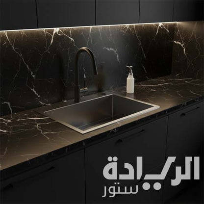 حوض مطبخ ستانلس ستيل بيورتي 79×50 سم - ستانلس 304 ضد الصدأ - موديل - SQH 79 ST