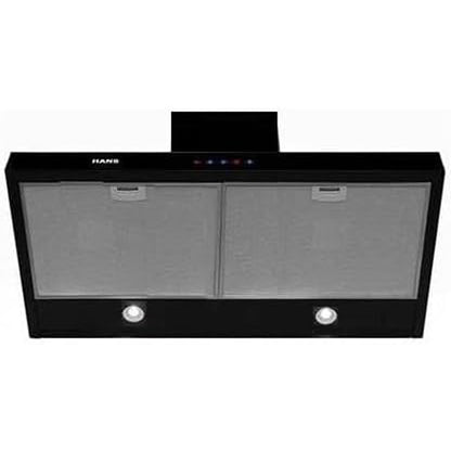 شفاط هانز 60 سم – أسود – قوة شفط 750 م³/ساعة – 3 سرعات – إضاءة موديل LED - STILO B 60