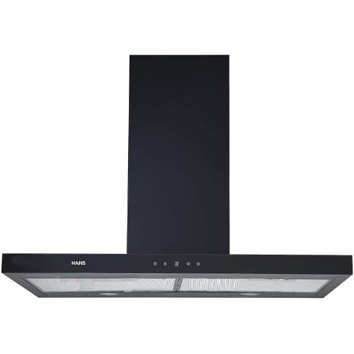 شفاط هانز 60 سم – أسود – قوة شفط 750 م³/ساعة – 3 سرعات – إضاءة موديل LED - STILO B 60