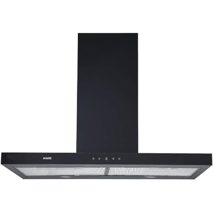 شفاط هانز 60 سم – أسود – قوة شفط 750 م³/ساعة – 3 سرعات – إضاءة موديل LED - STILO B 60