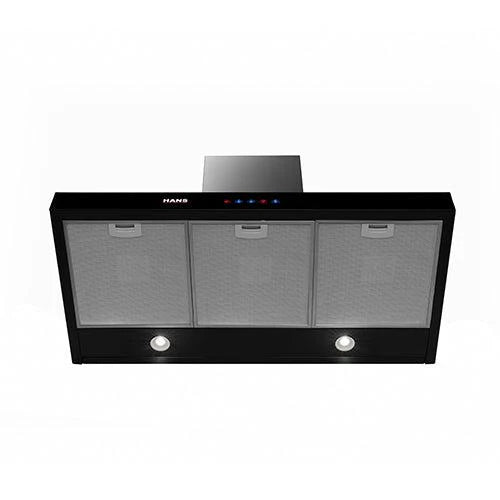 شفاط هانز 90 سم – أسود – قوة شفط 1000 م³/ساعة – 3 سرعات – إضاءة موديل LED - STILO B 90