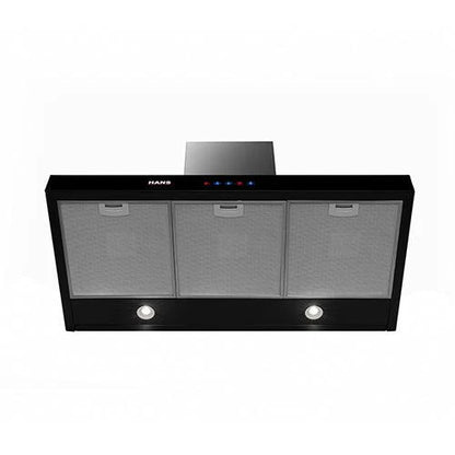 شفاط هانز 90 سم – أسود – قوة شفط 1000 م³/ساعة – 3 سرعات – إضاءة موديل LED - STILO B 90