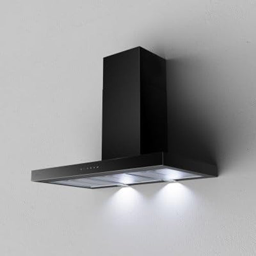 شفاط هانز 90 سم – أسود – قوة شفط 1000 م³/ساعة – 3 سرعات – إضاءة موديل LED - STILO B 90