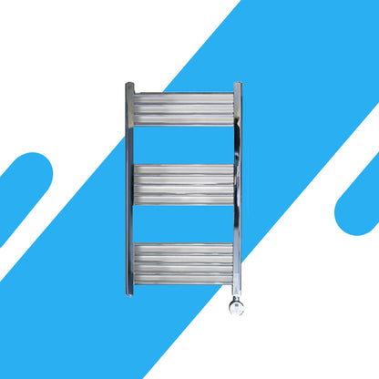 دفاية كهربائية فضية 400 وات - تصميم أنيق وتجفيف مناشف الحمام