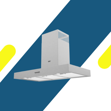 شفاط تيفا حرف T 90 سم – إستانليس ستيل – قوة شفط 850 متر مكعب – موديل T90-PB-850-IX