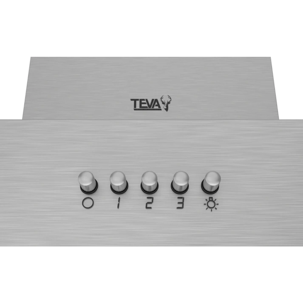 شفاط تيفا حرف T 90 سم – إستانليس ستيل – قوة شفط 850 متر مكعب – موديل T90-PB-850-IX