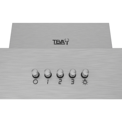 شفاط تيفا حرف T 90 سم – إستانليس ستيل – قوة شفط 850 متر مكعب – موديل T90-PB-850-IX