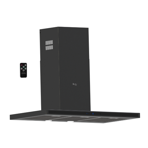 شفاط بلت إن ديكوري بيورتي 90 سم ستانلس ستيل بقوة شفط 1000 م³/س مع تحكم تاتش وريموت - موديل - TBL PRO PLUS BL 90