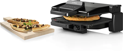 شواية بوش كهربائية – 2000 واط، 3 أوضاع للشوي، ألواح قابلة للإزالة – أسود موديل - TCG3323